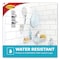 Command Medium Bath Hooks Value Pack, Plastic, White, 3 lb Capacity, 6 Hooks and 6 Strips BATH18-6ES - alternate 4